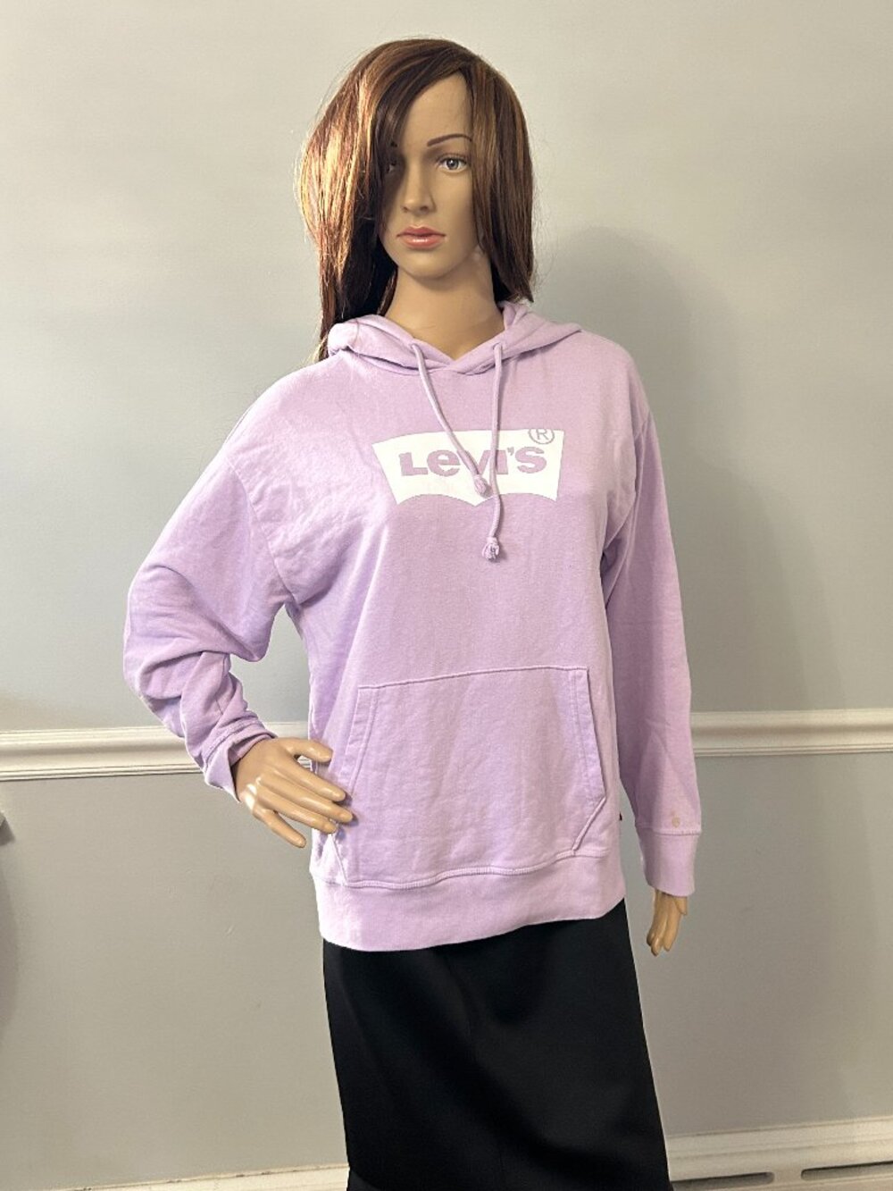 Levi's Ladies Lavender Pullover Hoodie Size M Read Description!